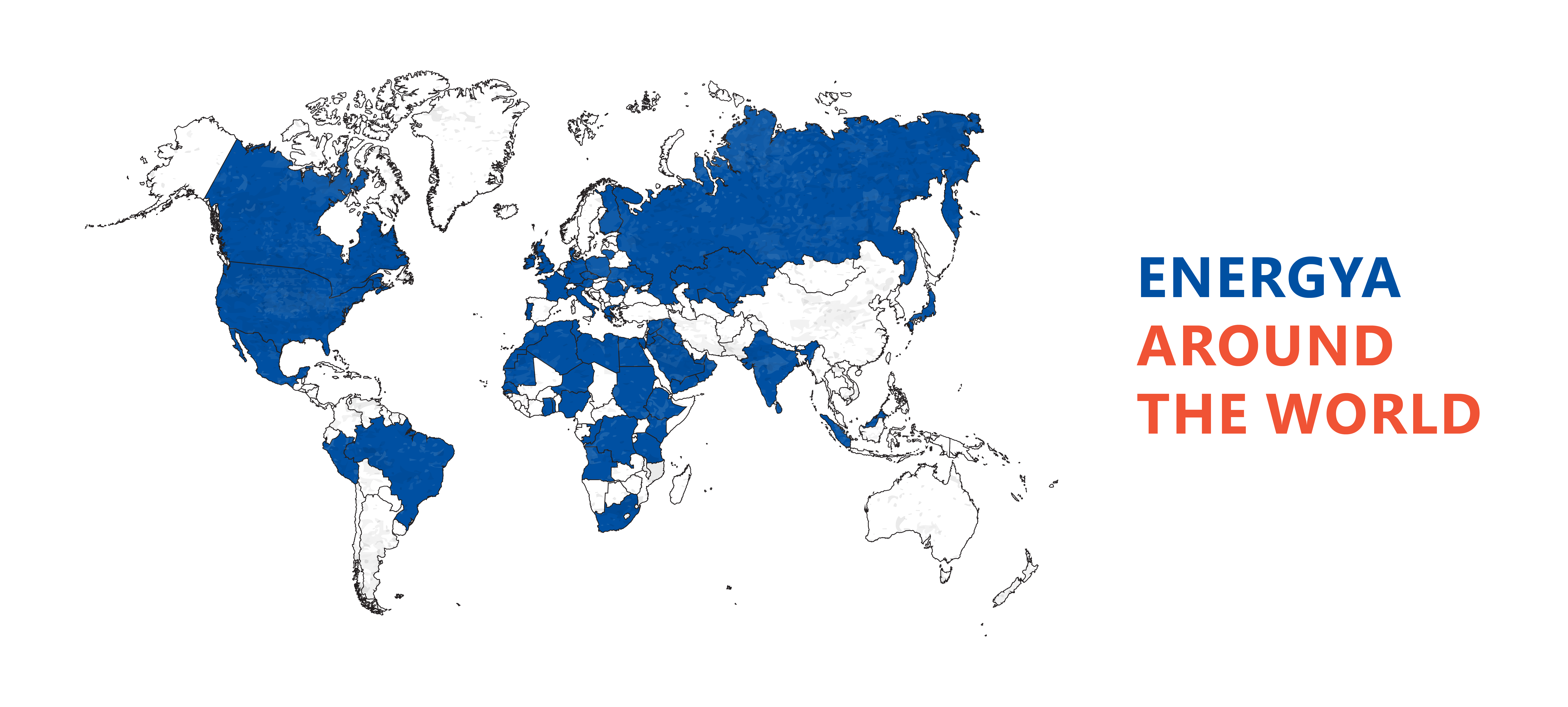 Energya global presence world map